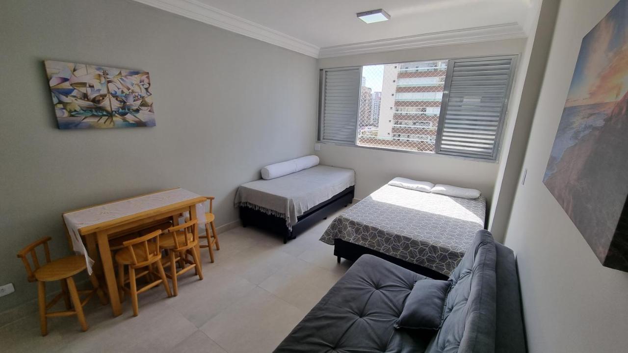 Apartamento kit Praia Grande na Guilhermina Frente Mar Praia Grande (Santos) Exterior foto
