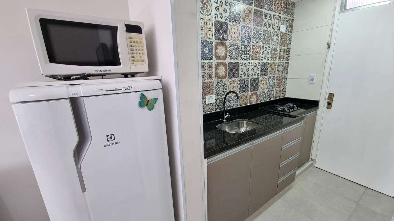 Apartamento kit Praia Grande na Guilhermina Frente Mar Praia Grande (Santos) Exterior foto