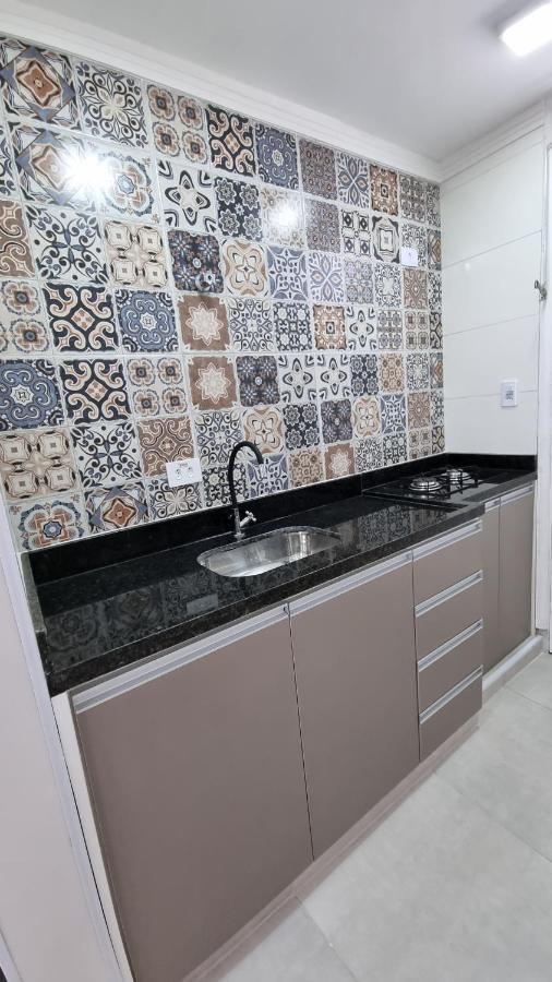 Apartamento kit Praia Grande na Guilhermina Frente Mar Praia Grande (Santos) Exterior foto