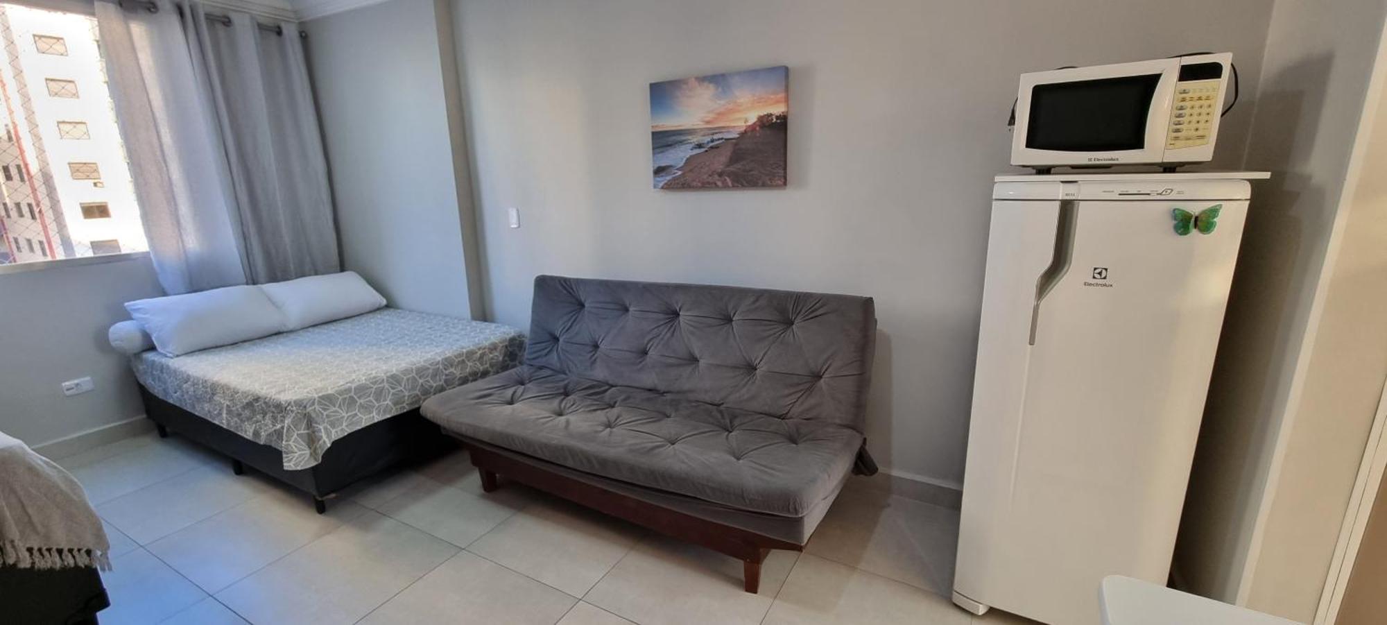 Apartamento kit Praia Grande na Guilhermina Frente Mar Praia Grande (Santos) Exterior foto
