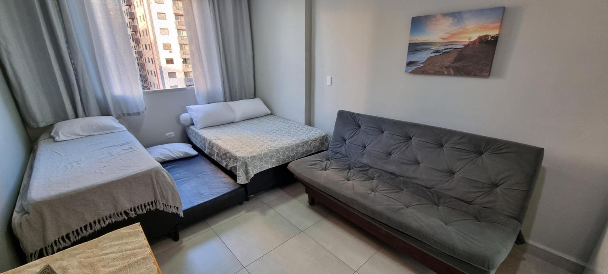 Apartamento kit Praia Grande na Guilhermina Frente Mar Praia Grande (Santos) Exterior foto